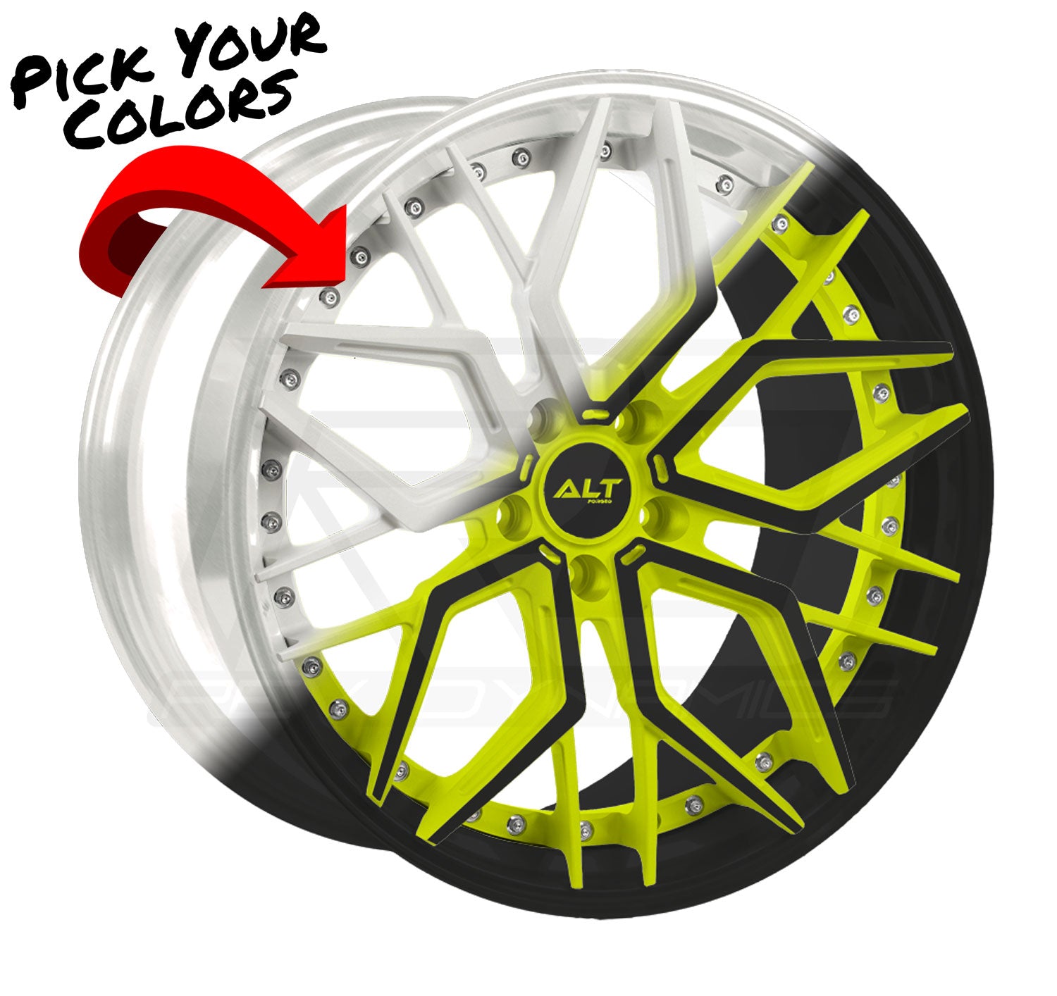 ALT Forged DL20 C8 Corvette Wheels - Precision Fit & Style