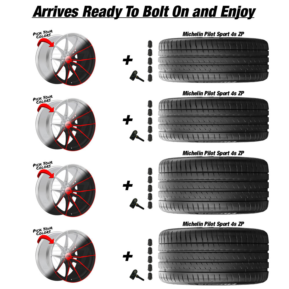 Forgedlite LC6 C8 Corvette Z06 20x10