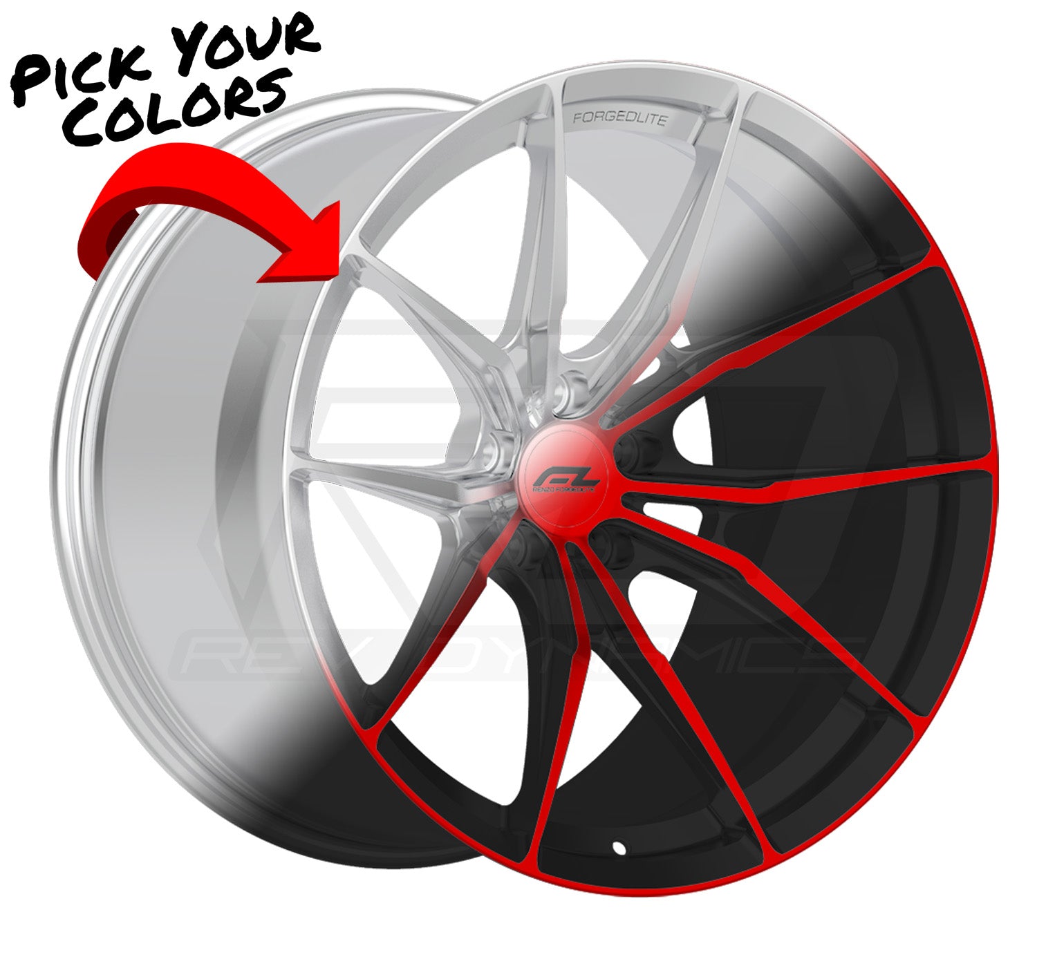 Corvette C8 Z06 ERay Forgedlite LC6 Custom Finished Wheel