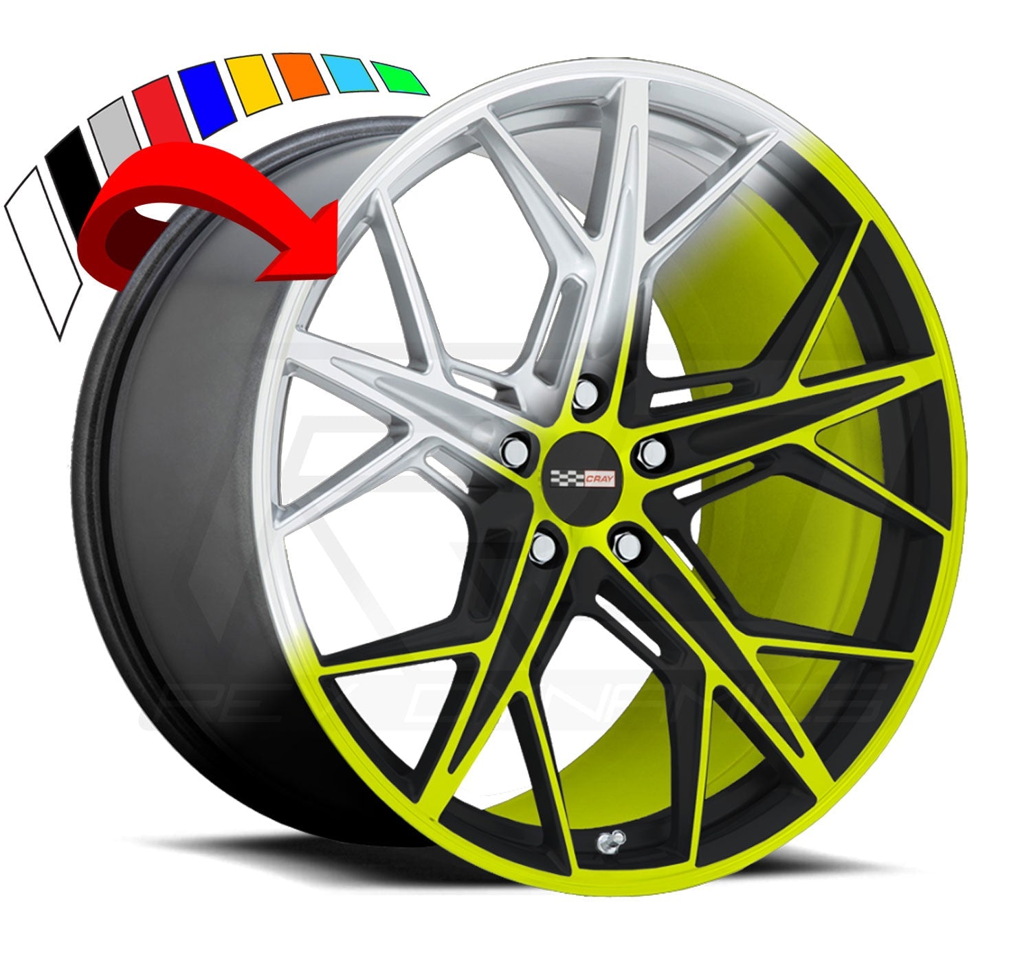 Cray Hammerhead C8 Corvette 19x9