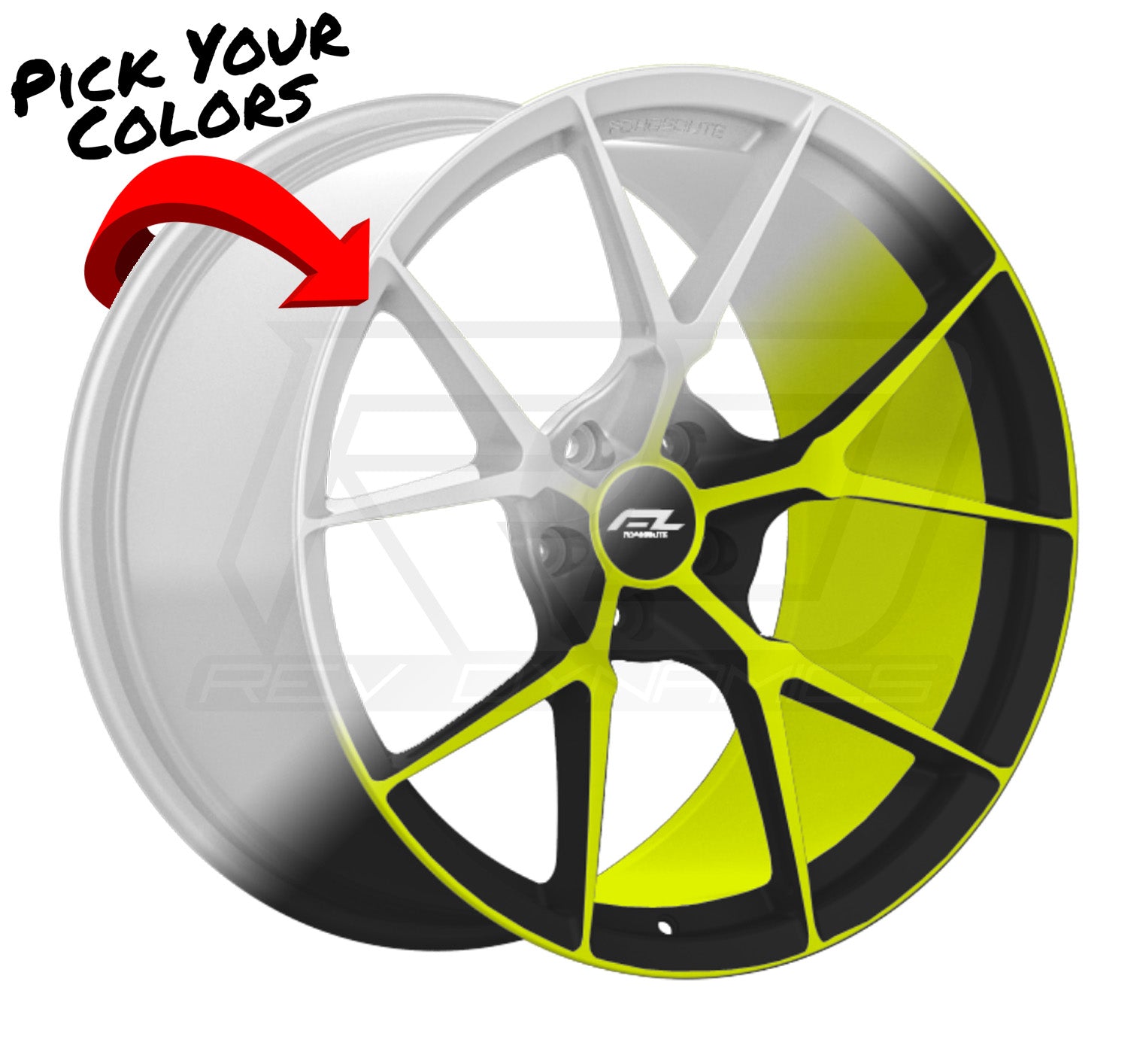 Forgedlite MC5 Wheel & Tire Package for C8 Corvette Z06
