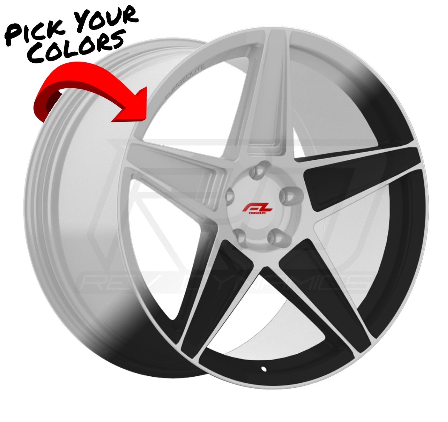 Forgedlite MC5 Wheel & Tire Package for C8 Corvette Z06
