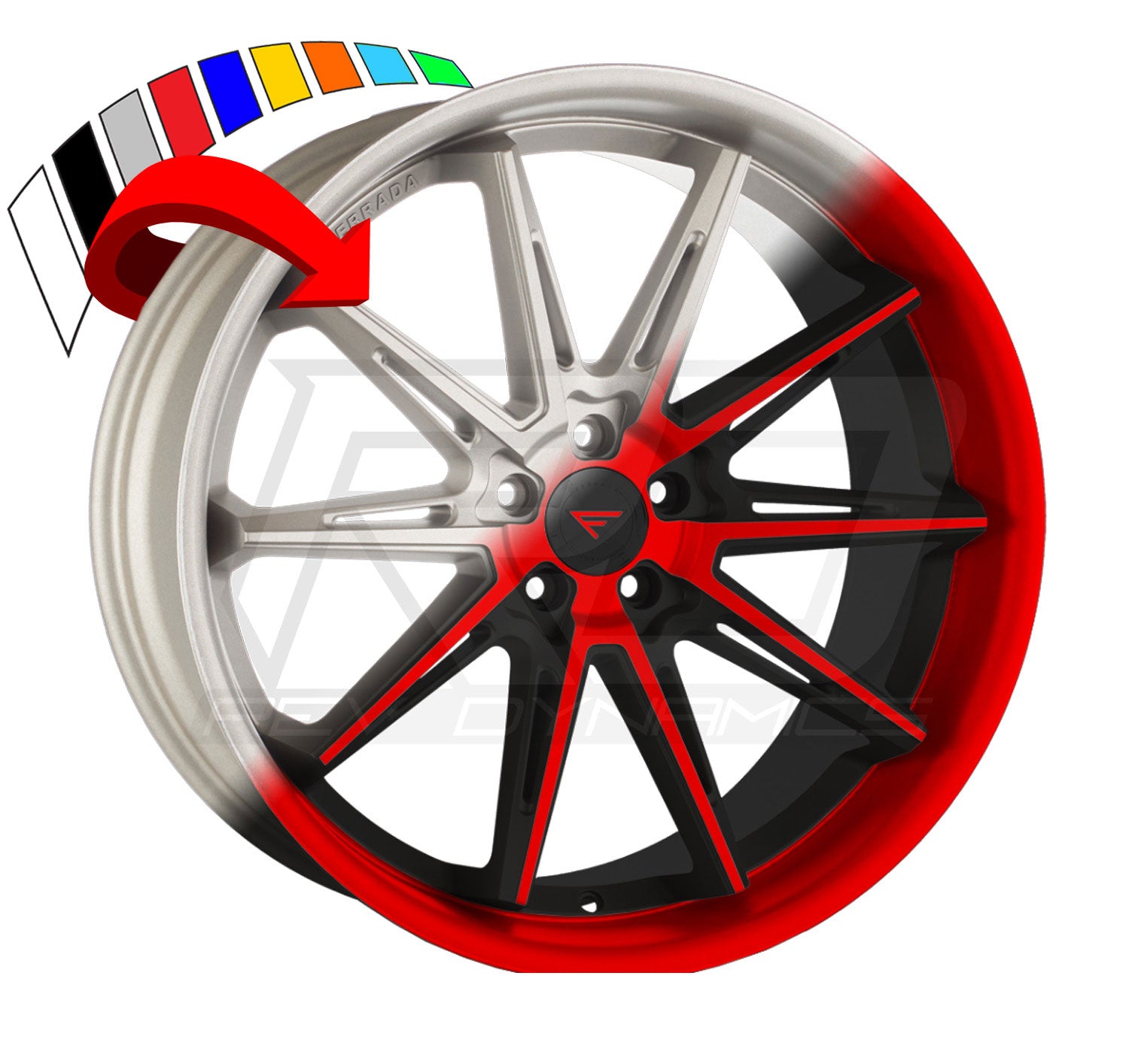 Ferrada CM2 Slingshot 22" Wheel and Tire Package - Rev Dynamics