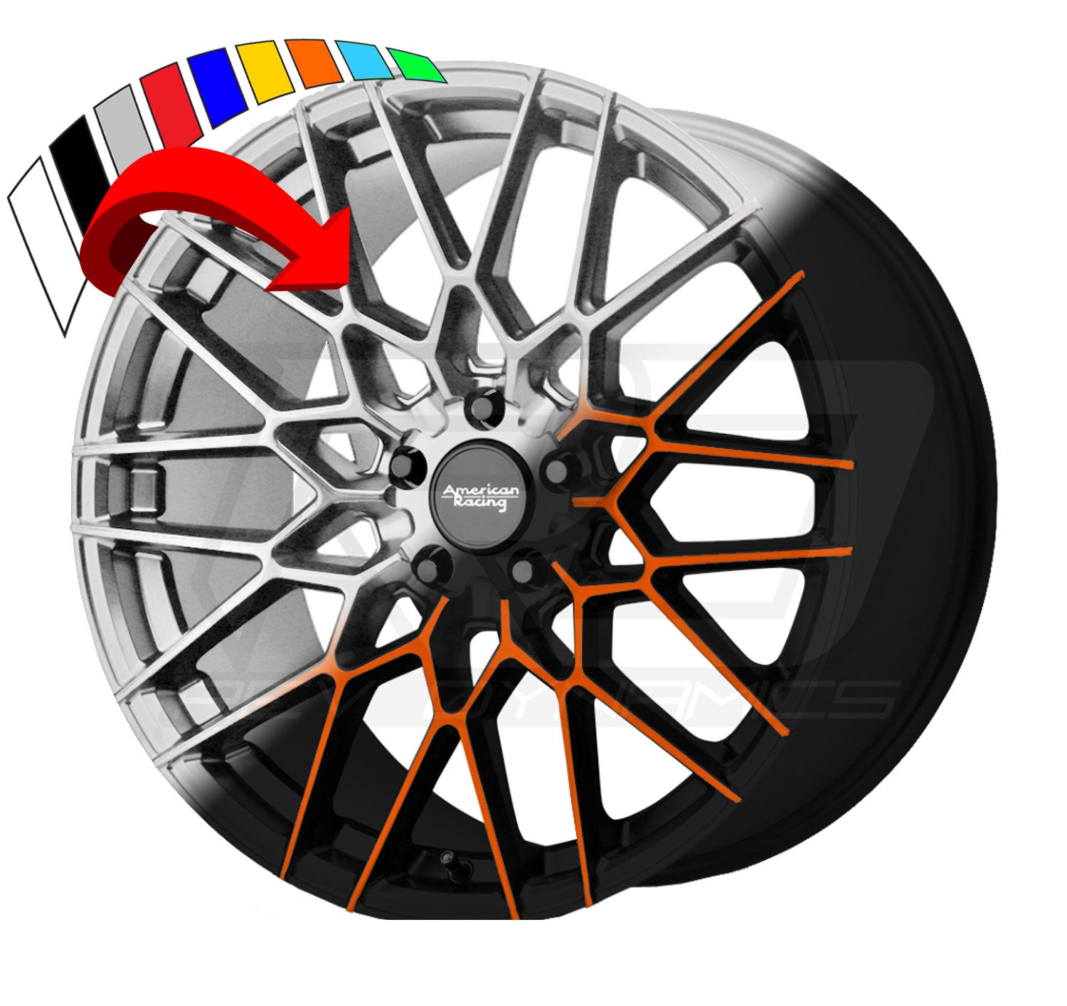 American Racing Barrage Slingshot 20" Wheel and Tire Package - Rev Dynamics