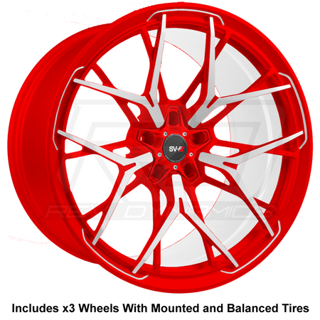 Savini SV1 R3 Slingshot 20" Super Wide Rear (345 or 335) Wheel and Tire Package - Rev Dynamics