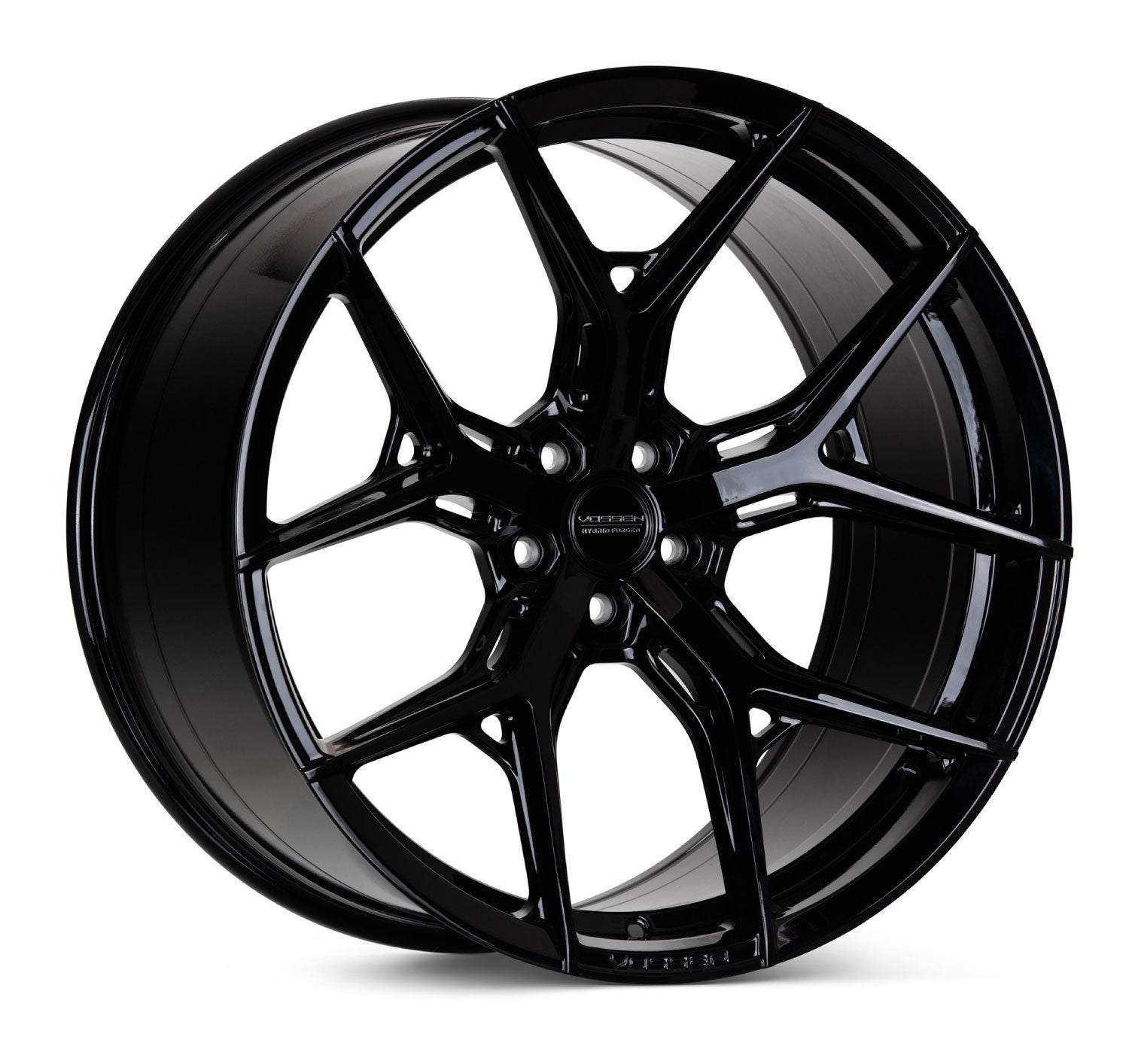 Gloss Black Vossen HF-2 Wheels for C7 Z06 Corvette