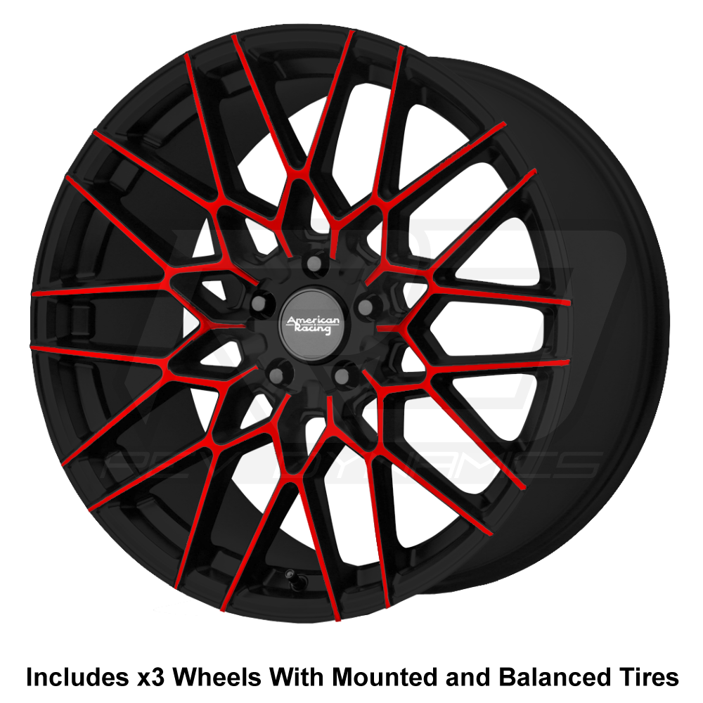 American Racing Barrage Slingshot 20" Wheel and Tire Package - Rev Dynamics