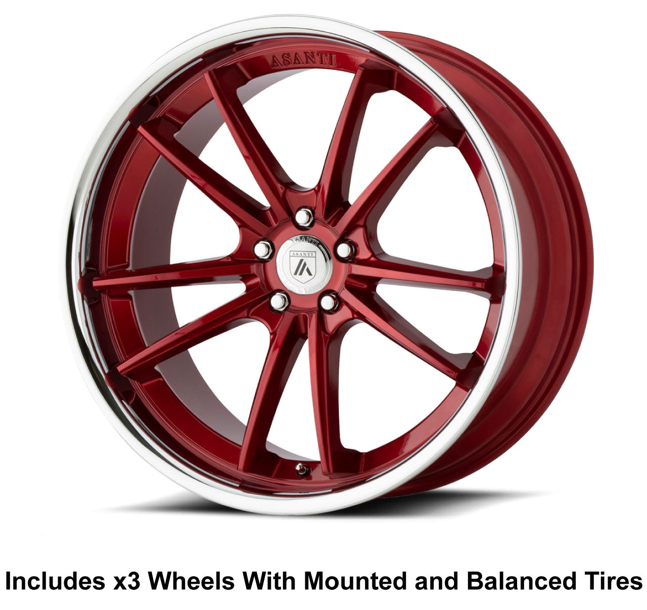 Asanti ABL-30 Slingshot 20 Front 22 Rear Wheel and Tire Package – Rev  Dynamics