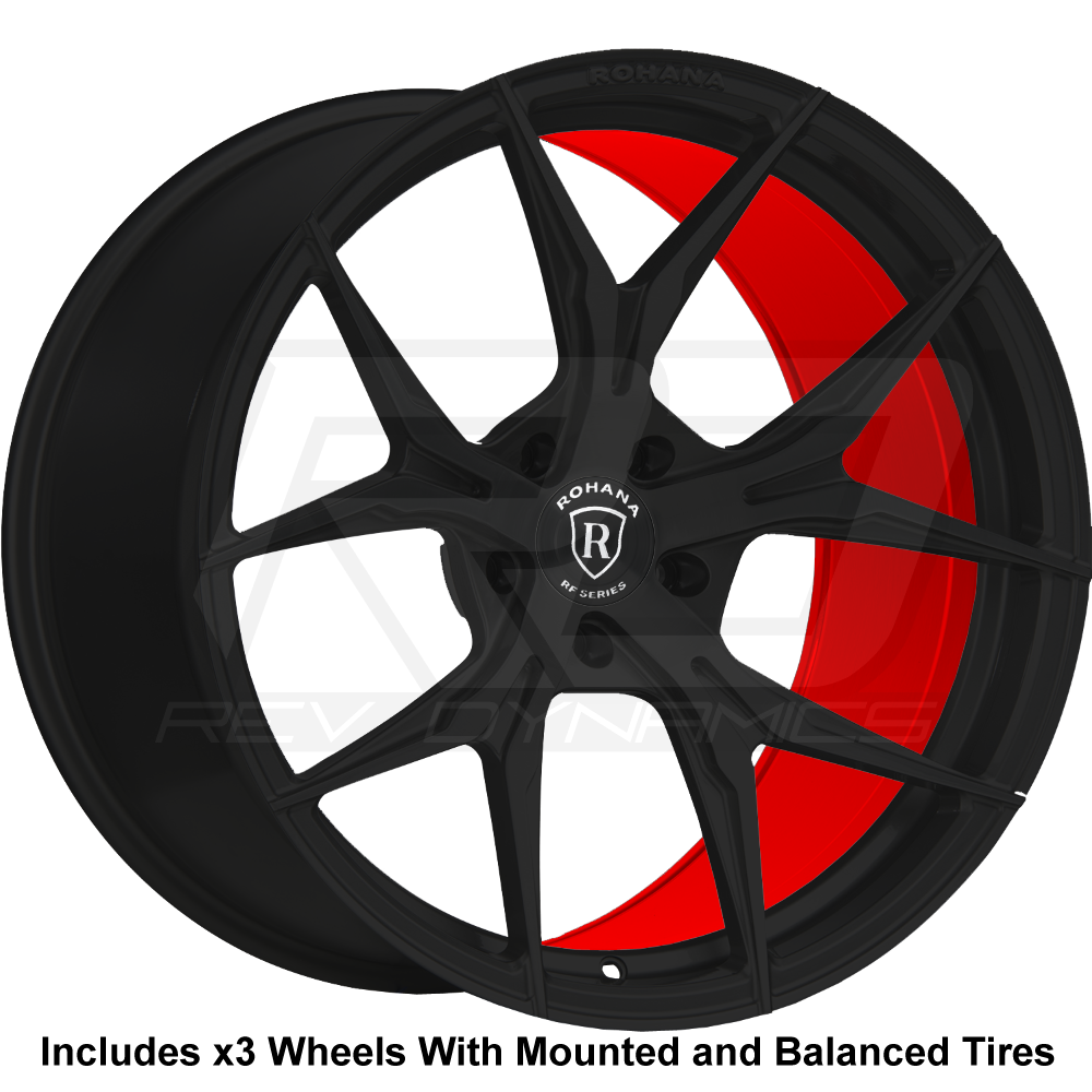 Rohana RFX5 Slingshot 20" Super Wide Rear (345 or 335) Wheel and Tire Package - Rev Dynamics