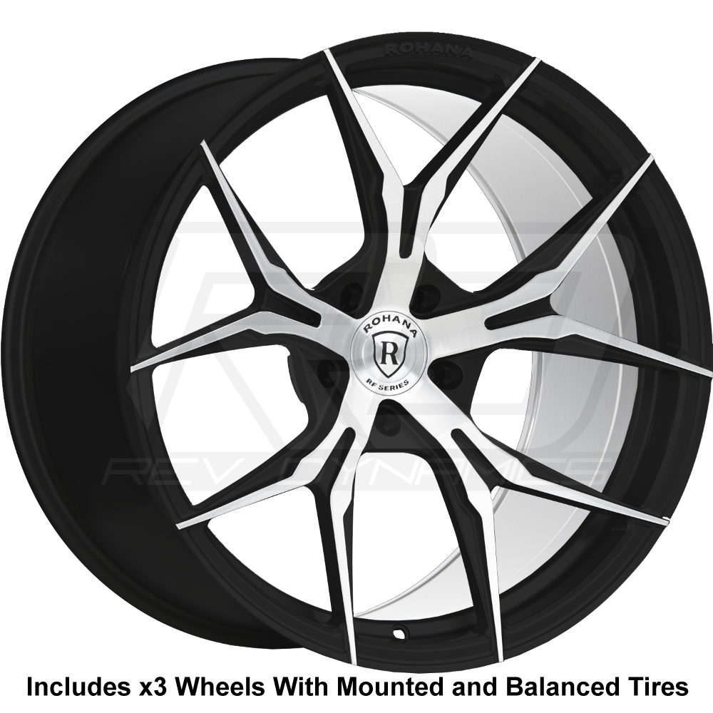 Rohana RFX5 Slingshot 20" Super Wide Rear (345 or 335) Wheel and Tire Package - Rev Dynamics