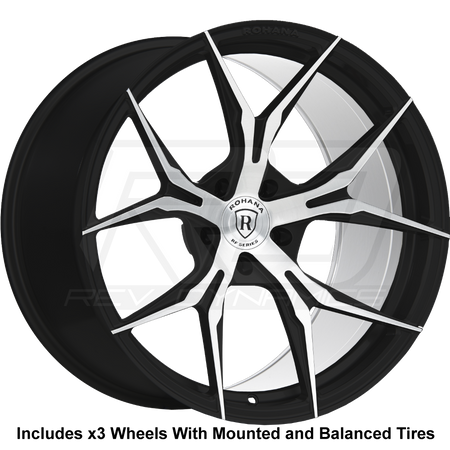 Rohana RFX5 Slingshot 20" Super Wide Rear (345 or 335) Wheel and Tire Package - Rev Dynamics