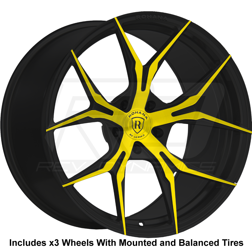 Rohana RFX5 Slingshot 20" Super Wide Rear (345 or 335) Wheel and Tire Package - Rev Dynamics
