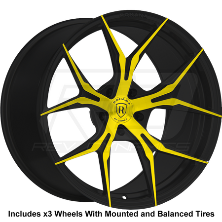 Rohana RFX5 Slingshot 20" Super Wide Rear (345 or 335) Wheel and Tire Package - Rev Dynamics