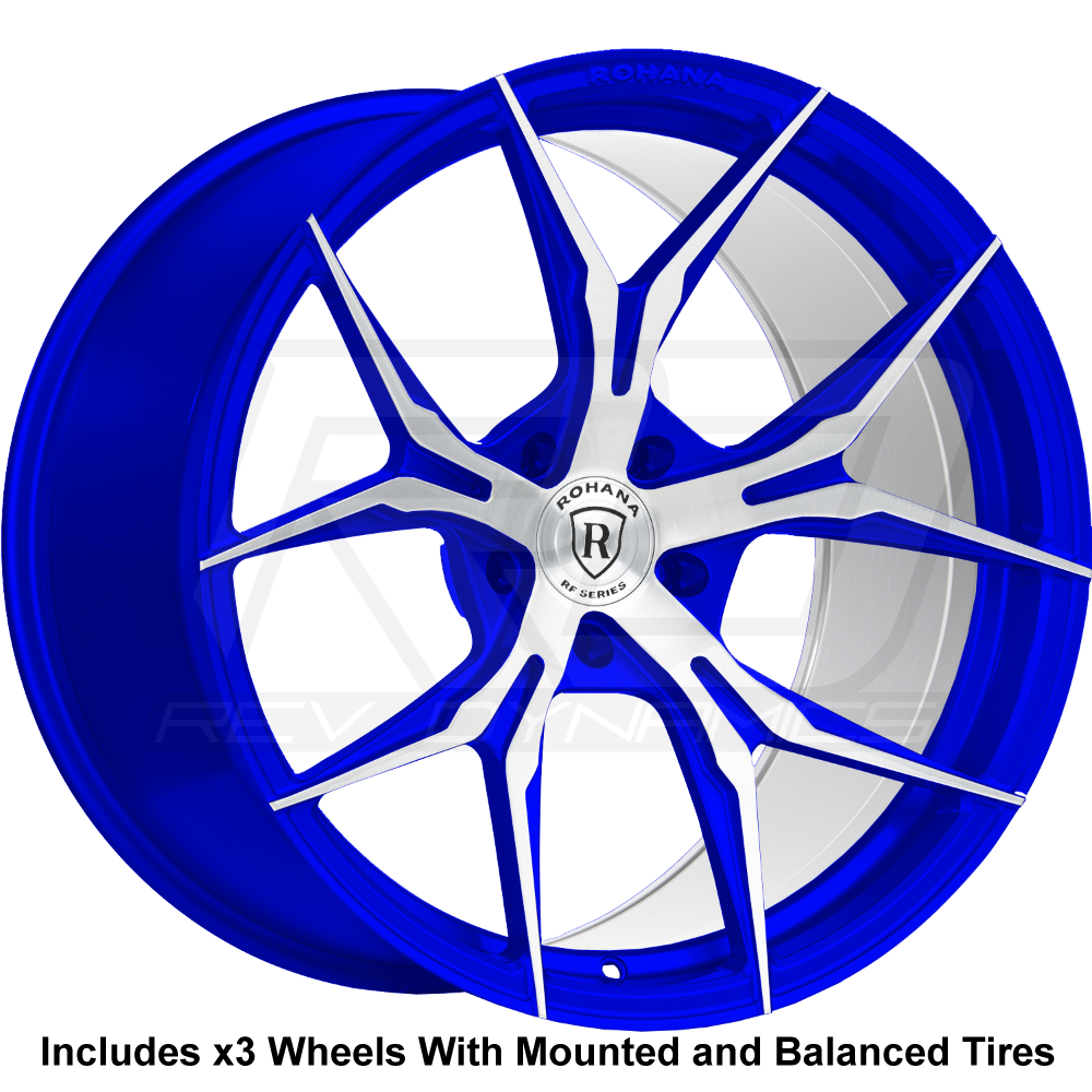 Rohana RFX5 Slingshot 20" Super Wide Rear (345 or 335) Wheel and Tire Package - Rev Dynamics