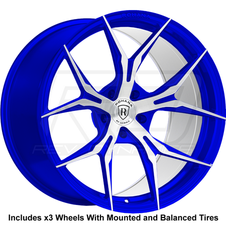 Rohana RFX5 Slingshot 20" Super Wide Rear (345 or 335) Wheel and Tire Package - Rev Dynamics