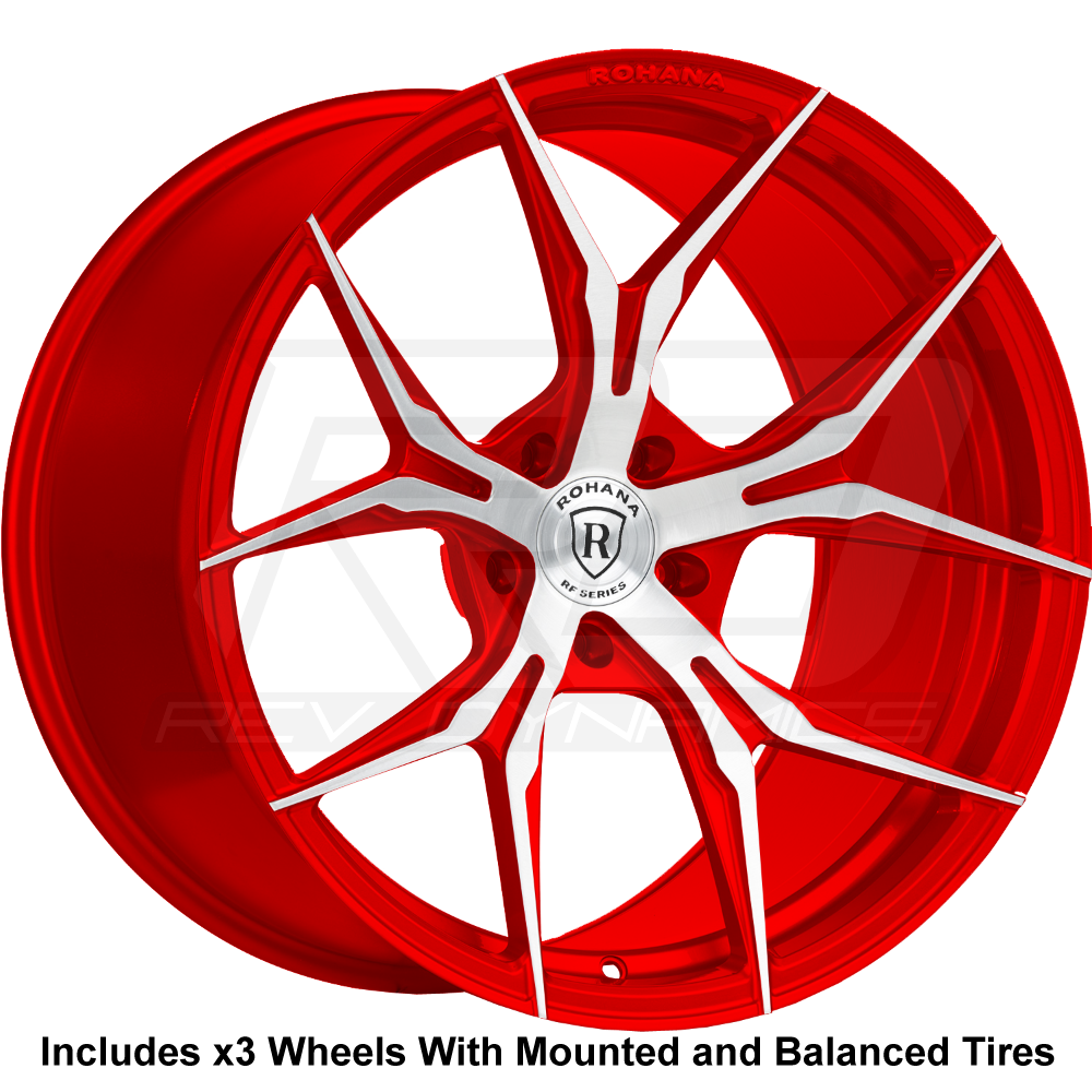 Rohana RFX5 Slingshot 20" Super Wide Rear (345 or 335) Wheel and Tire Package - Rev Dynamics