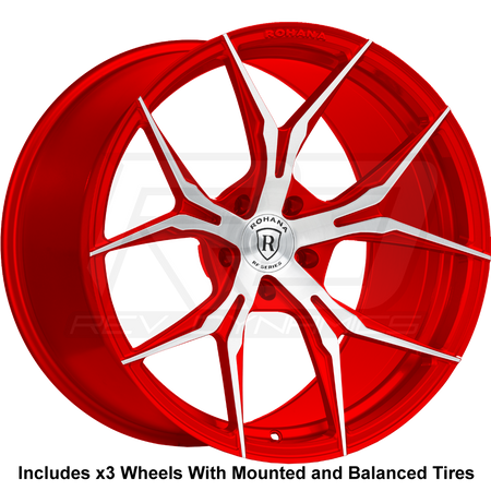 Rohana RFX5 Slingshot 20" Super Wide Rear (345 or 335) Wheel and Tire Package - Rev Dynamics