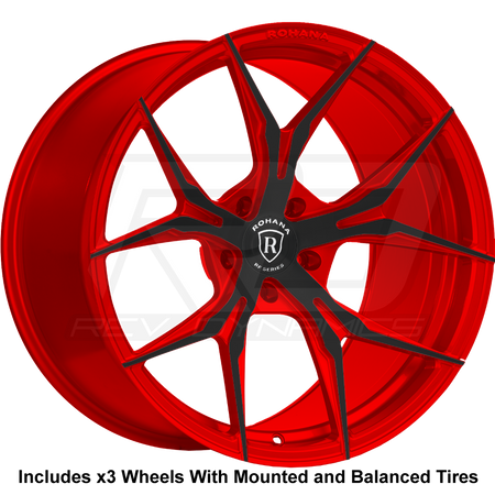Rohana RFX5 Slingshot 20" Super Wide Rear (345 or 335) Wheel and Tire Package - Rev Dynamics