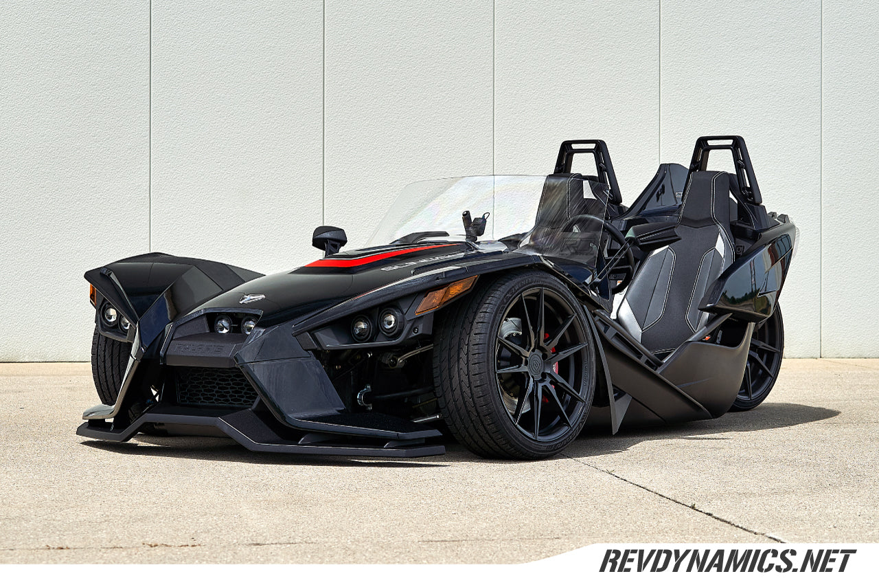 Polaris Slingshot With Rohana Wheels and Air Suspension