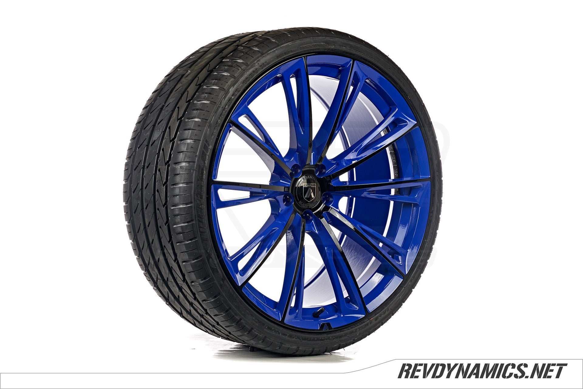 Asanti ABL-30 Custom Finished | Blue Fire and Black