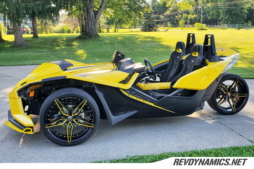 Polaris Slingshot With Custom 22" Marquee M3259 Wheels