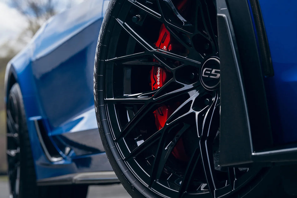 E5 Sebring C7 Stingray Corvette 19" Front 20" Rear Wheel and Tire Package - Gloss Black