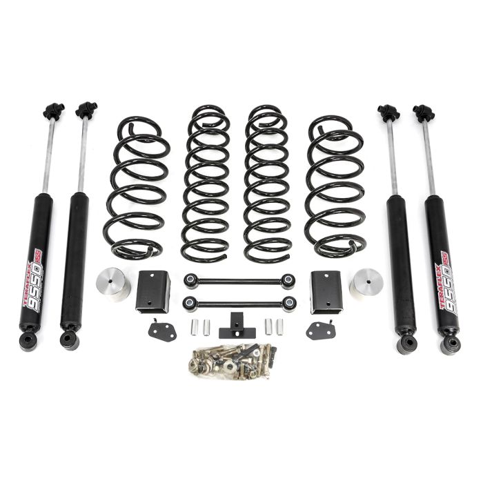 2.5" Coil Spring LIft Kit With Teraflex 9550 Shocks - Jeep JL Wrangler 2018-23 - Rev Dynamics