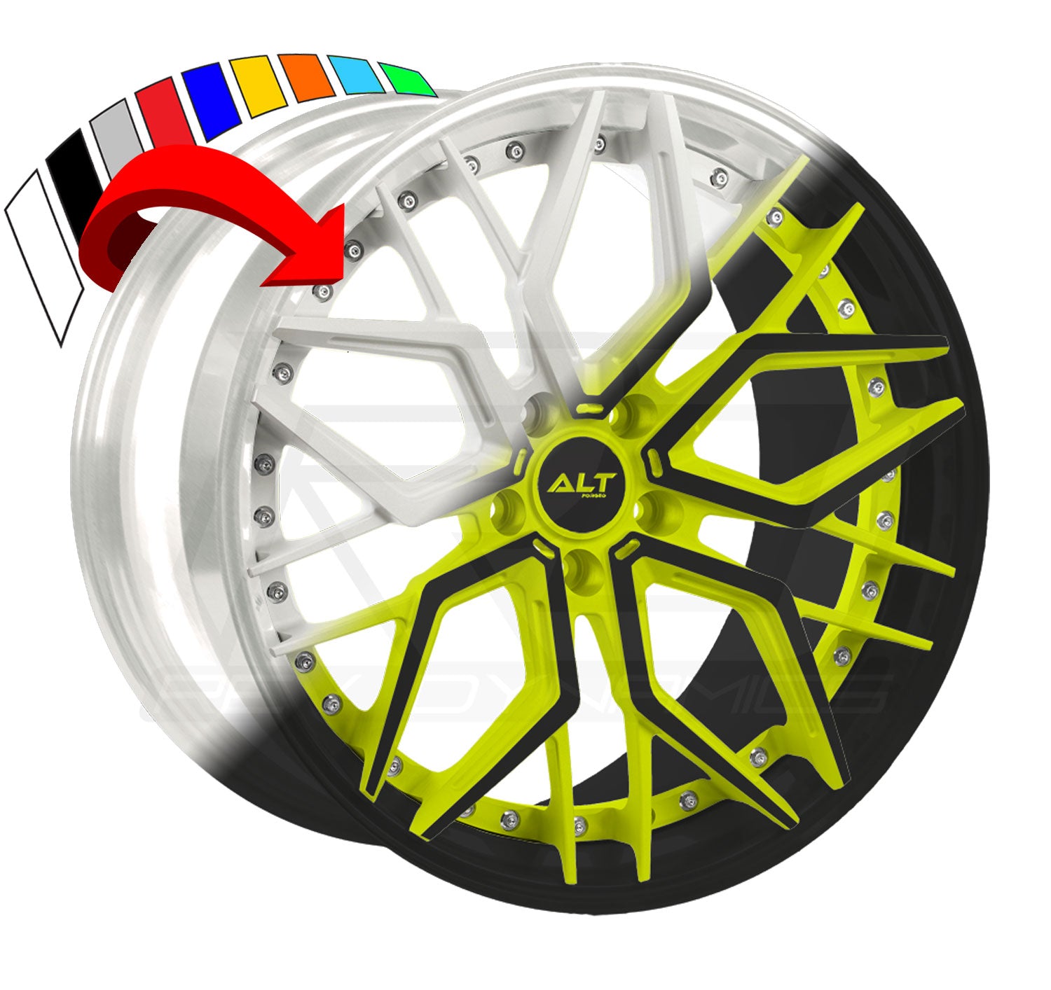 ALT Forged DL20 Wheels for C8 Corvette Z06