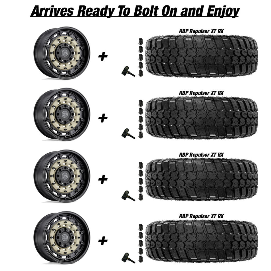 Black Rhino Arsenal Jeep Gladiator JT 20" Wheel and 37" Tire Package