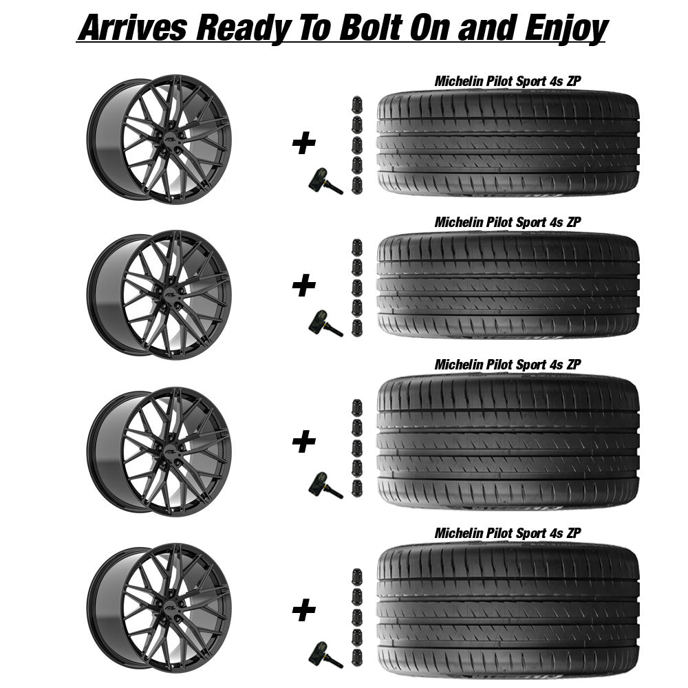 Forgedlite MC10 Wheel & Tire Package for C8 Corvette Z06