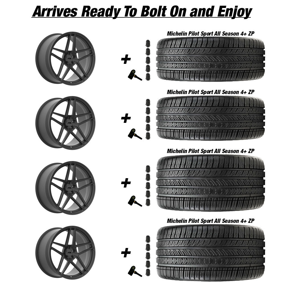 Forgedlite MC2 Wheel & Tire Package for C8 Corvette Z06