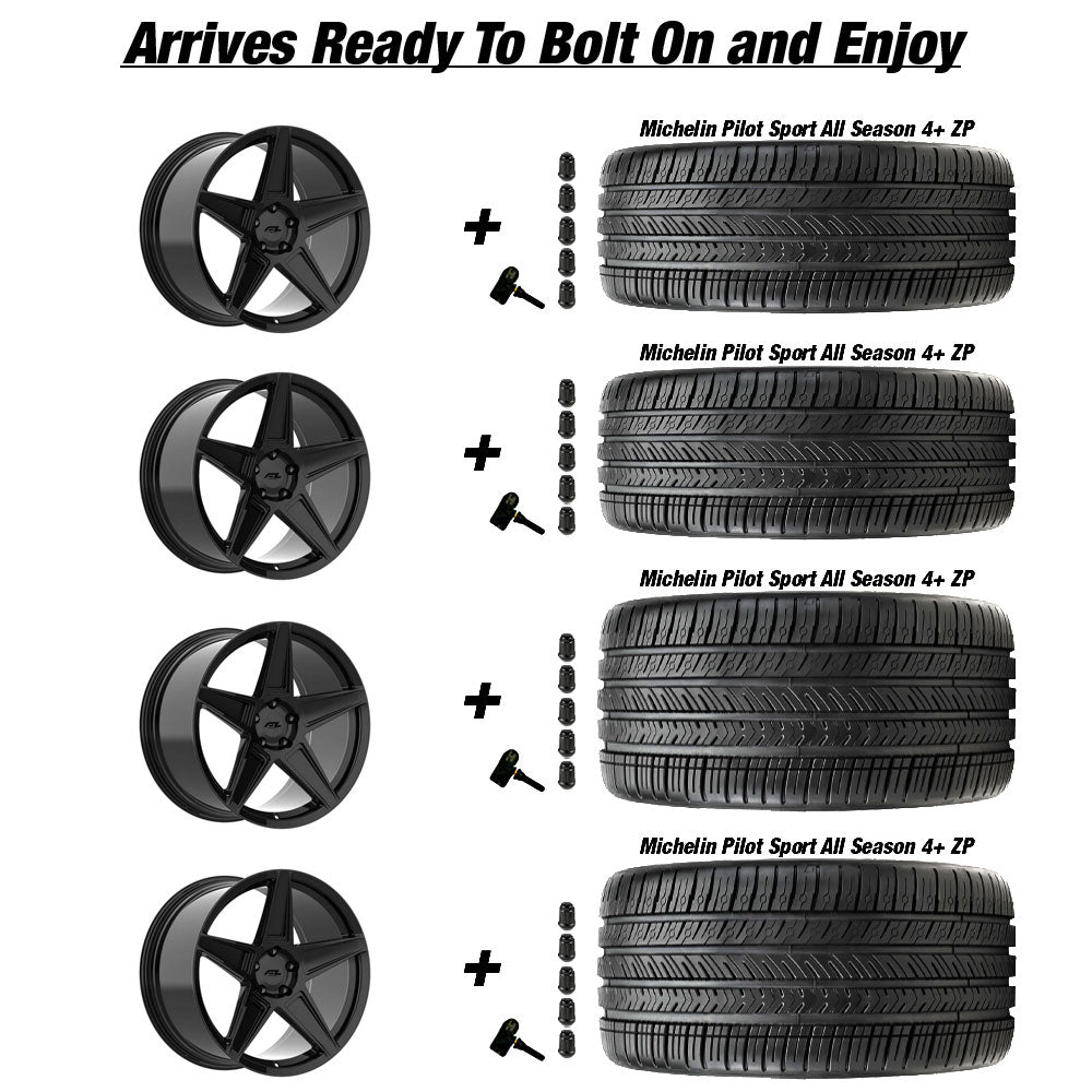 Forgedlite MC3 Wheel & Tire Package for C8 Corvette Z06