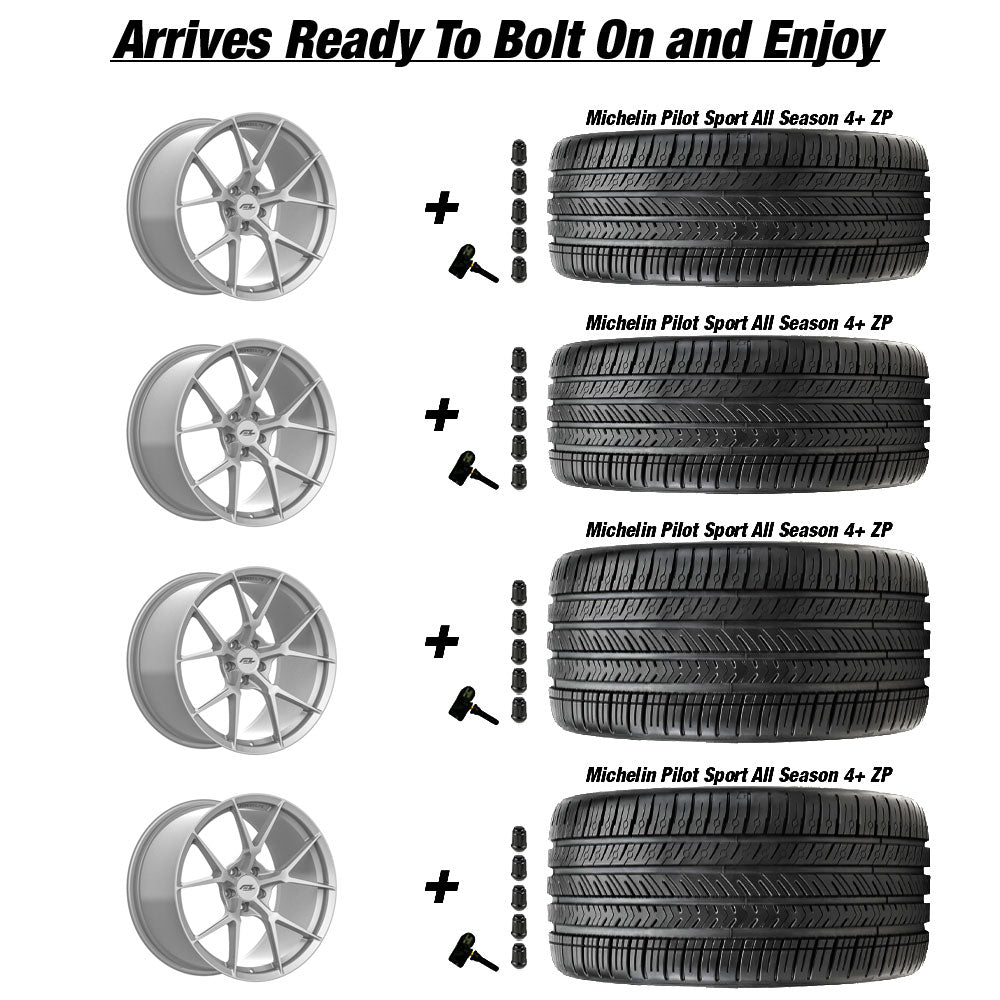Forgedlite MC5 Wheel & Tire Package for C8 Corvette Z06