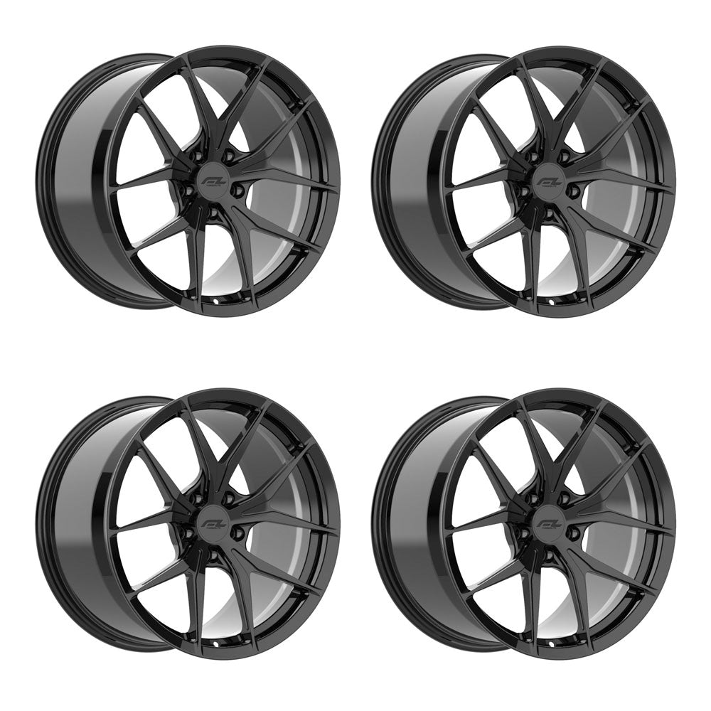 C8 Z06 E-Ray Renzo Forgedlite MC6 Gloss Black 20in wheel package