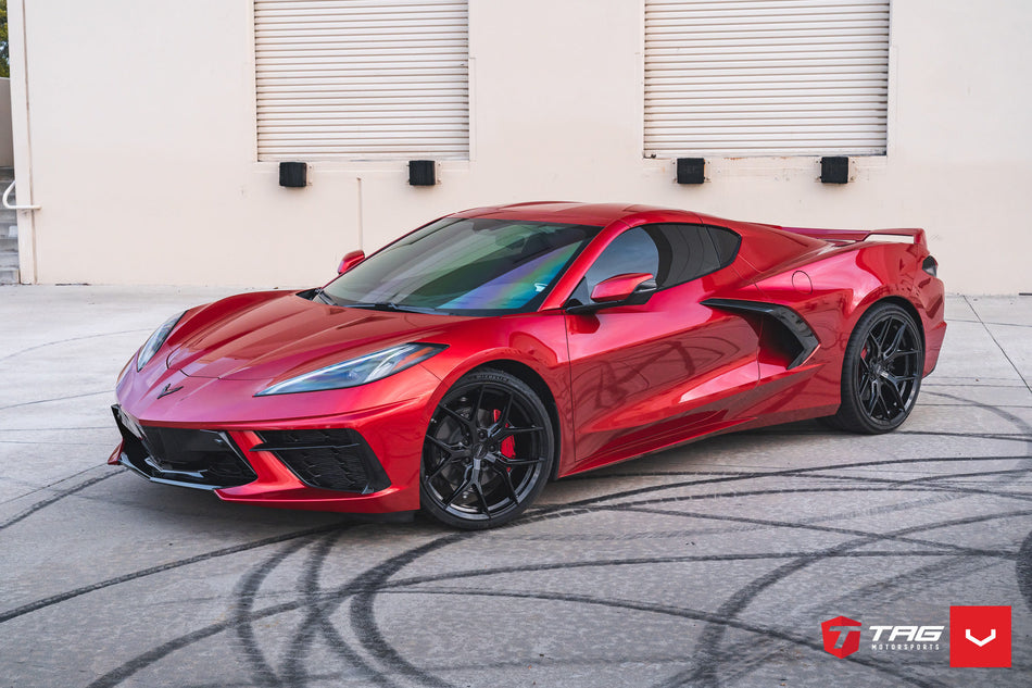 Vossen HF-5 C8 Corvette 19" Front 20" Rear Wheel and Tire Package
