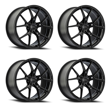 Chevy Corvette C7 Stingray E5 Daytona Gloss Black 19in wheel package
