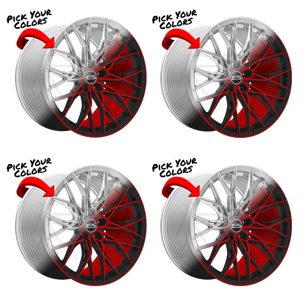 Chevy Corvette C7 Z06 E5 Sebring Custom Finish 19in wheel package