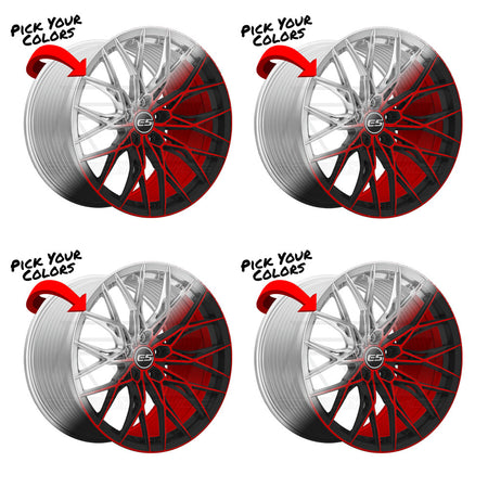 Chevy Corvette C7 Z06 E5 Sebring Custom Finish 19in wheel package