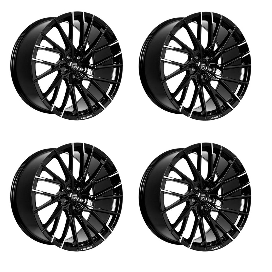 Lexani Velar C8 Corvette 20x9" Front 22x10.5" Rear Wheel and Tire Package