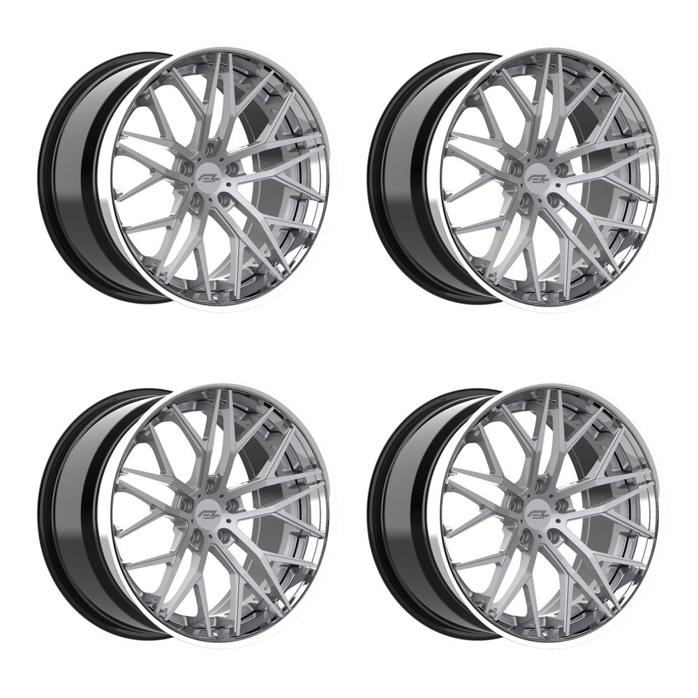 ミー Forgedlite MC5 Wheel & Tire Package for C8 Corvette Z06