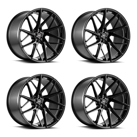 Chevy Corvette C8 Stingray Savini SV-F6 Gloss Black 20in wheel package