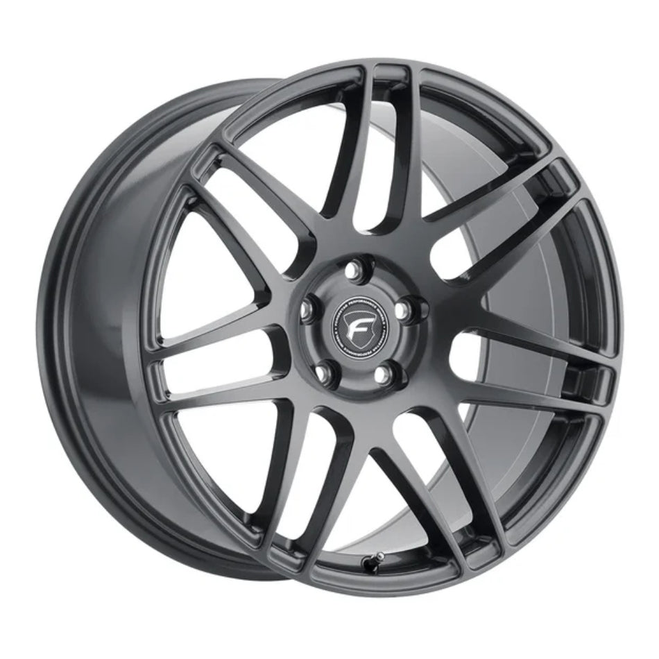 Forgestar F14 C7 Z06 Corvette 19" Front 20" Rear Wheel and Tire Package - Gloss Anthracite