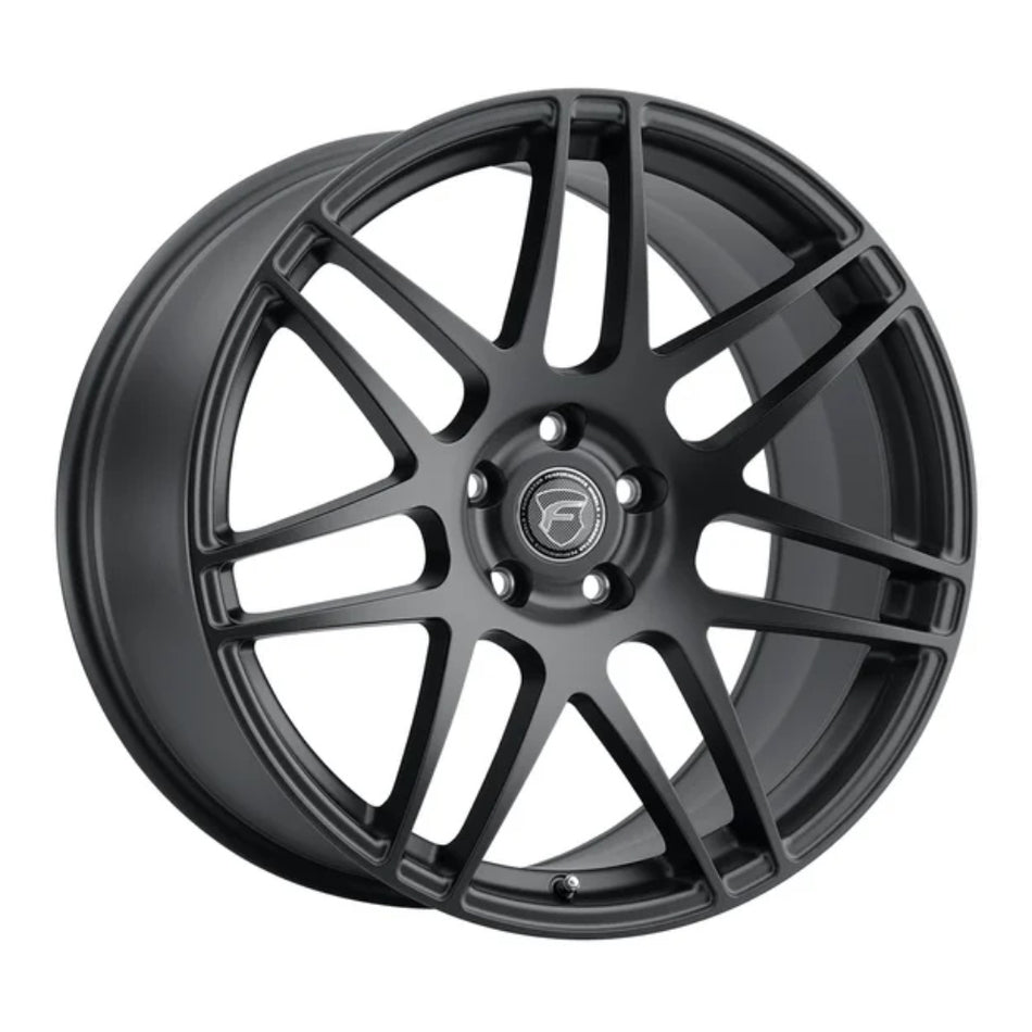 Forgestar F14 C7 Z06 Corvette 19" Front 20" Rear Wheel and Tire Package - Matte Black