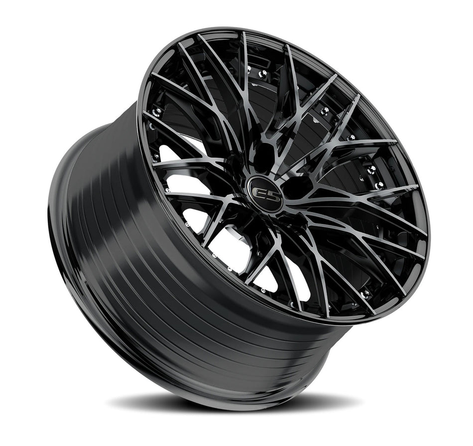 E5 Sebring 2P C8 Corvette Z06 20x10" Front 21x13" Rear Wheel and Tire Package - Gloss Black