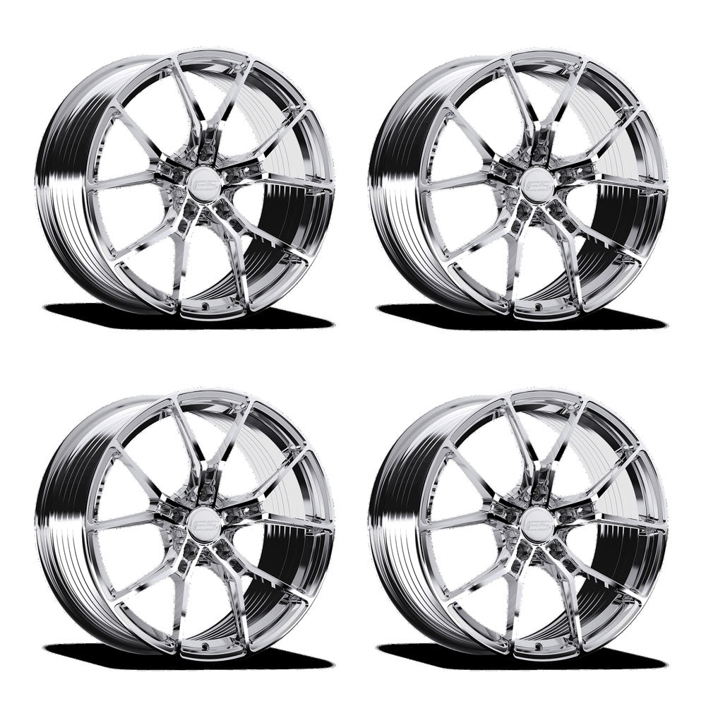 E5 Daytona Chrome Corvette C7 Wheel Package