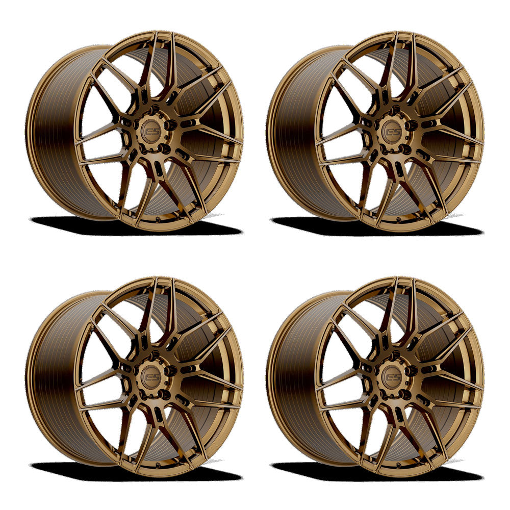 E5 Speedway Bronze Brushed Tint Corvette C7 Wheel Package