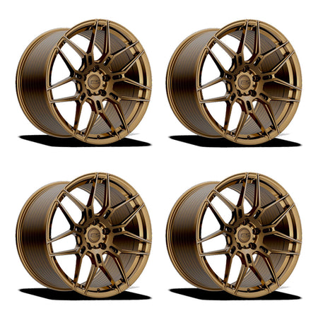 E5 Speedway Bronze Brushed Tint Corvette C8 Wheel Package