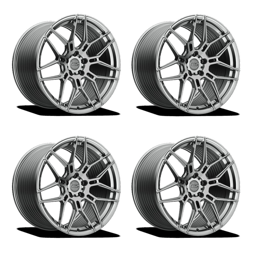 E5 Speedway Titanium Brushed Corvette C7 Wheel Package