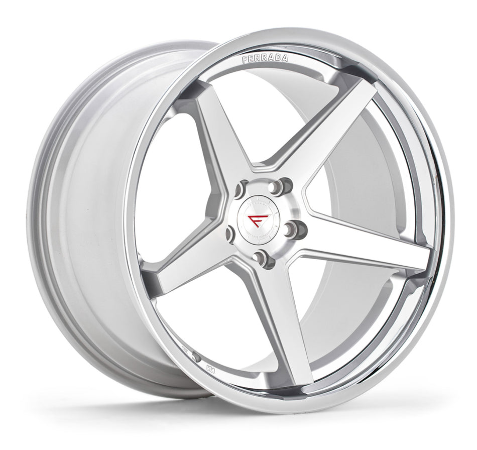 Ferrada FR3 Tesla Model 3 20" Front and Rear Wheel and Tire Package - Machine Silver