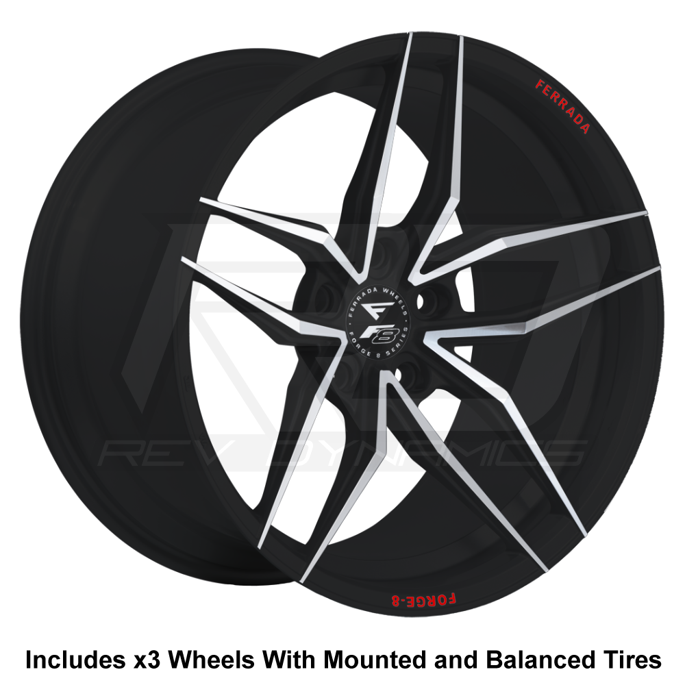 Ferrada F8-FR5 Forged Slingshot 20" Wheel and Tire Package - Rev Dynamics